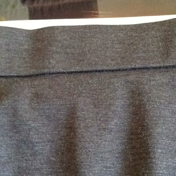 SagHarbor NWOT Business Skirt Color Block  Slim Stretchy Black Dark Gray - Picture 3 of 5